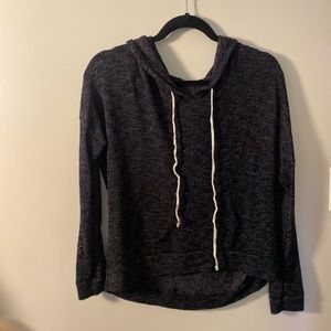 “CXO” M lightweight hoodie sweatshirt small tear under hood